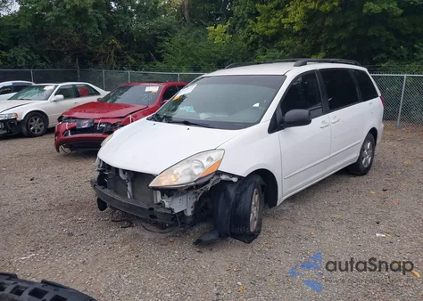 2007 Toyota Sienna Le из США, поврежденный, VIN 5TDZK23C57S085668